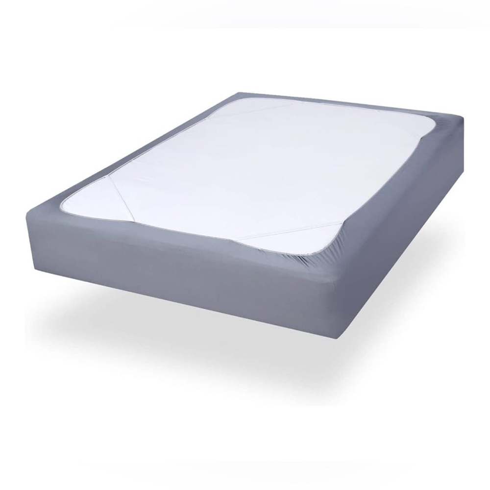 NEW Gray Twin Size Box Spring Cover Alternates for Bed Skirt Washable Dustproof